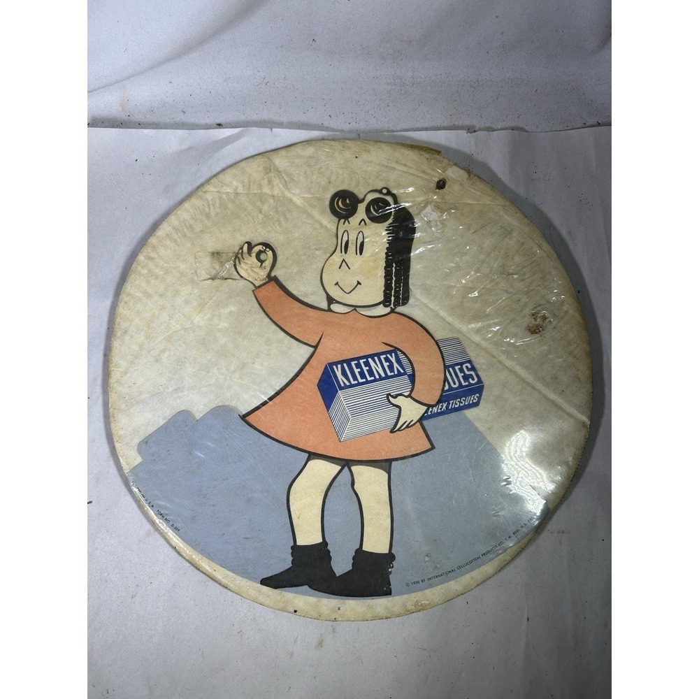 Vintage 1950 Little Lulu Kleenex Advertisement Advertising Sign Paper NOS